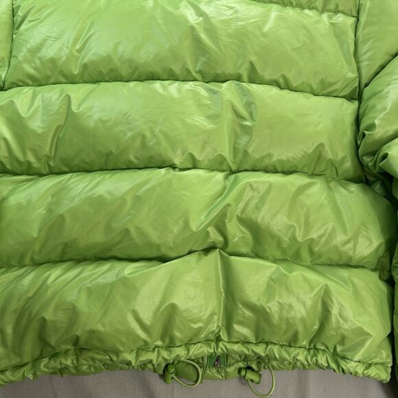 Vintage 90s Moncler Grenoble Green Puffer Jacket Size 2 M - Picture 10 of 12